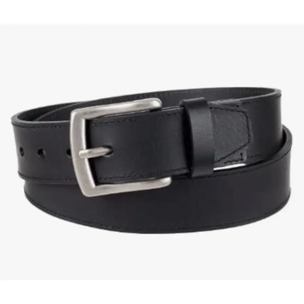 Columbia Sportswear Company Black Double Loop Leather Belt Mens Size L 38-40